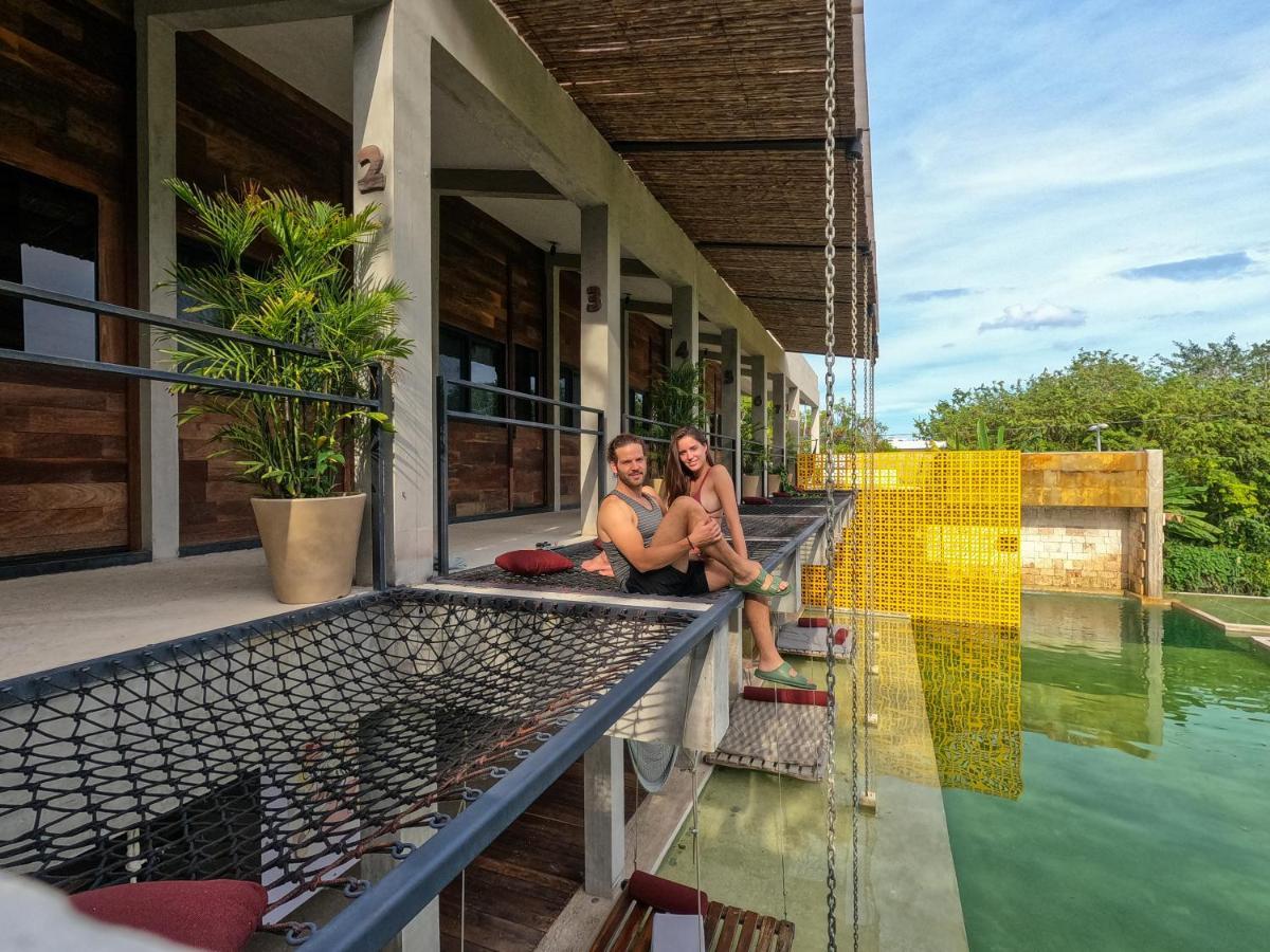 Hotel Makaaba Eco-Boutique Bacalar Bagian luar foto