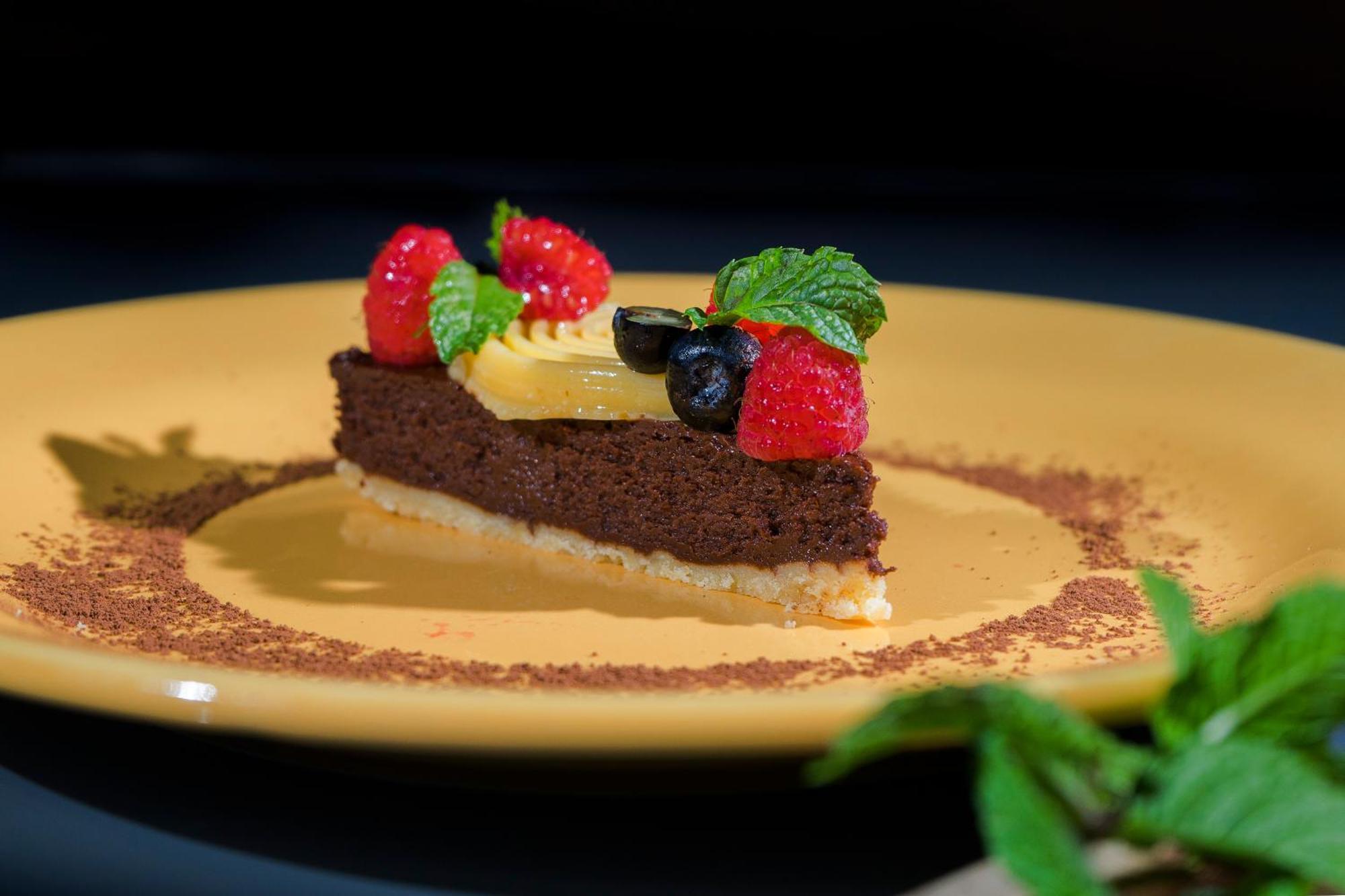 Hotel Makaaba Eco-Boutique Bacalar Bagian luar foto A chocolate tart